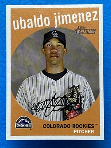 2008 Topps Heritage Ubaldo Jimenez #274 - Picture 1 of 2