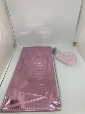 Too Faced “Damn Girl You’Re So Too Faced”Makeup Bag Metal Pink - Image 1 of 4
