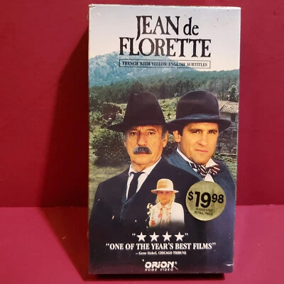 VHS Jean de Florette, French w/English subtitles Sealed, watermark BUY2GET1 - Image 1 of 4