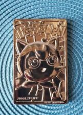 Jigglypuff 1999 Pokemon 23K Gold-Plated Burger King Nintendo Promo Trading Card