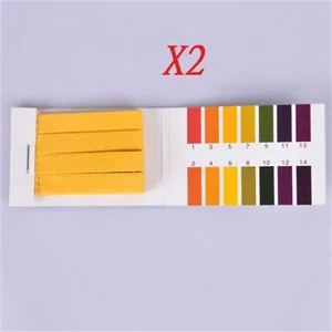 2stk 160 pH Teststreifen Alkalische Säure 1-14 Papier Tester Lab Urin Speichel - Bild 1 von 2