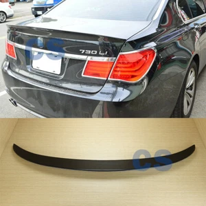 Fit Unpainted BMW F01 7-Series Sedan Saloon Rear Boot Trunk Spoiler Wing 09-14 - Picture 1 of 6