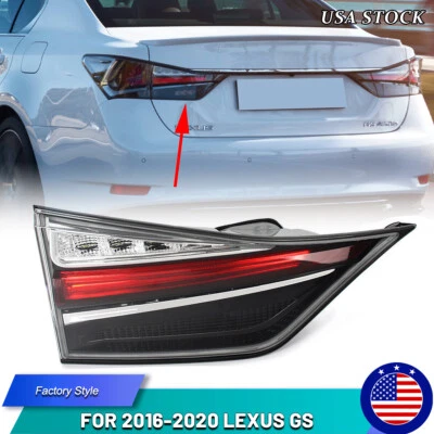 For 2016-2020 Lexus GS350 GS200t GS300h GSF Rear Left Side Inner LED Tail Light - Image 1 of 4