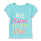 ~NEW~ "BIG Sister" Baby Girls Graphic Shirt 18-24 Months 2T 3T 4T 5T Gift! Teal