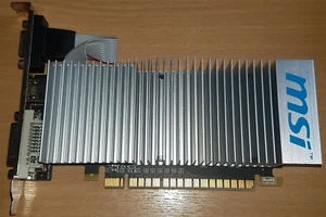 MSi N210 NVidia GeForce 210 1Gb PCI-Express DVI VGA HDMI (N210-MD1GD3H/LP) - Picture 1 of 3
