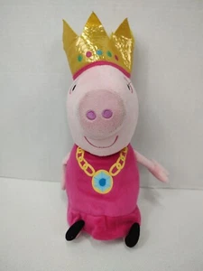 Peppa Pig Prinzessin N' Oink sprechendes 14 Zoll Plüschtier Stofftier Spielzeug Krone 2003 - Bild 1 von 7