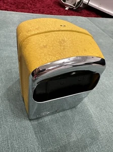 vtg 50s 60s Marathon Compact Diner Yellow table Napkin Dispenser - Used - Works - Picture 1 of 13