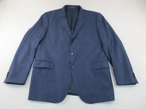 Peter Millar Blazer Jacket Mens 46 Long Blue Slim Sports Coat Wool Blend Canada - Picture 1 of 12