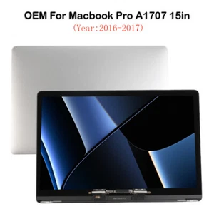 Conjunto de pantalla LCD plateada para Apple MacBook Pro 15" A1707 EMC 3072 3162 - Imagen 1 de 10