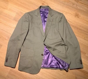 Stefano Conti Herren Business Blazer Sakko Khaki Gr. S 48  - Bild 1 von 6