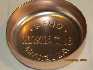 Vintage Nevada Club In Reno Nevada Lodge At Crystal Bay Adv. Ashtray - Picture 1 of 3