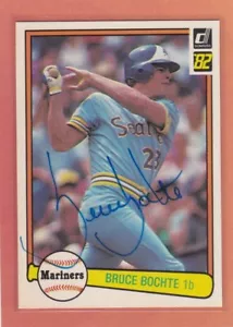 AUTÓGRAFO BRUCE BOCHTE MARINERS BÉISBOL *048 - Imagen 1 de 1