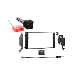Fits Hyundai Santa Fe 10-12 DDIN Harness Radio Dash Kit - Excluding OE NAV - Picture 1 of 4
