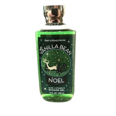 Gel de ducha Bath & Body Works Vanilla Bean Noel 10 fl oz - NUEVO - Aloe, vitamina E Foto 1 de 4