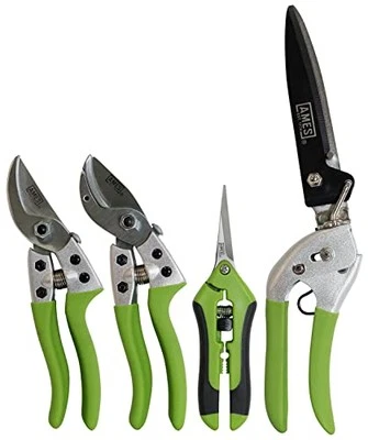  20213344 4-pc. Pruning Tools Kit with Bypass & Anvil Pruners, Garden Snips,  - Image 1 of 4