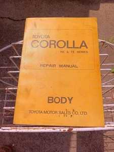 11.1970 shop Repair manual body Toyota Corolla E20 KE 20 25 26 TE 21 25 27 28 - Picture 1 of 3