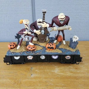 HAWTHORNE VILLAGE NIGHTMARE BEFORE CHRISTMAS 'Ghoulish Sounds' GONDOLA CAR  - Picture 1 of 9