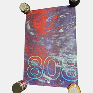 808 State Utd. State 90 Album Promo Poster 21x31 Vintage 1990s Tommy Boy Records - Picture 1 of 5