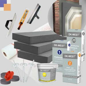 WDVS 120mm als XXL-Paket mit EPS Dämmplatte 031/032 | Paketgröße: 125-325m² - Bild 1 von 12