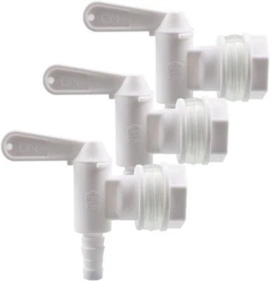 Grifo de cubo de embotellado de 1"" grifo de plástico para preparar cerveza paquete de 3  Foto 1 de 4