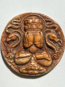 PHRA PIDTA PHANGPHRAKAN LP RARE OLD THAI BUDDHA AMULET PENDANT MAGIC ANCIENT1126 - Picture 1 of 4