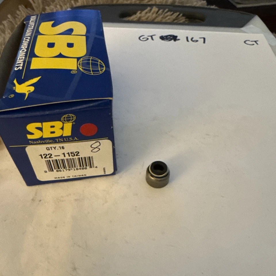 (1) Sello de válvula SBi International 122-1152 vendido individualmente Foto 1 de 1