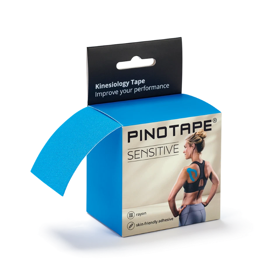PINO PHARMAZEUTISCHE PRÄPARATE GMBH Pinotape Sensitive Kinesiologie Tape Blue 5 cm x 5 m