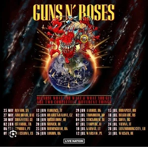 GUNS N ROSES - TOUR 2025 Allianz Arena München Stehplätze Arena AUSVERKAUFT! - Bild 1 von 1