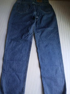 Levi's vintage 36x36 linguetta arancione vestibilità ampia lavaggio medio anni 90 545 classico relaxed  - Foto 1 di 13