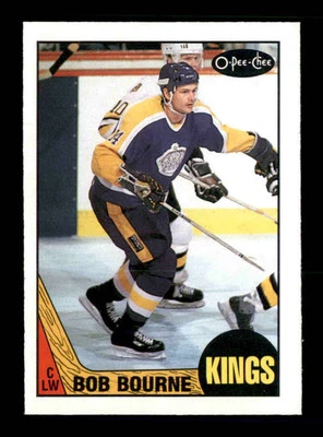 1987 O-Pee-Chee #167 Bob Bourne   NM/NM+ X3369311 - Image 1 of 3