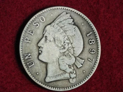 Peso República Dominicana 1897-A Foto 1 de 4
