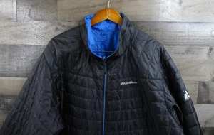 Eddie Bauer First Ascent Jacket Mens 2XL Tall Blue Reversible Pertex Quantum - Picture 1 of 16