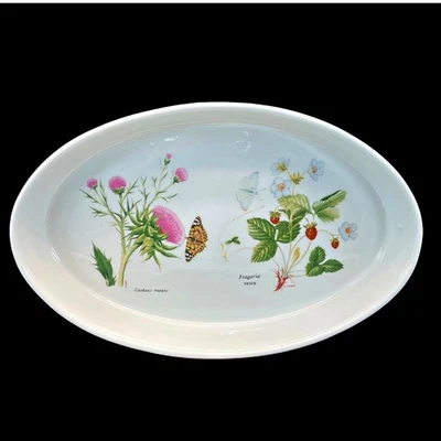 Plato grande ovalado para hornear Portmeirion Botanic Garden 14,5" L x 9,25" W  Foto 1 de 4