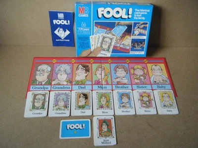 Vintage "FOOL" The Hilarious Card Game. By MB Games 1980. Boxed & Complete. - Image 1 of 4