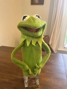 Vintage 1978 Fisher-Price Kermit the Frog Puppet #860 | Jim Henson Muppet Doll - Afbeelding 1 van 4