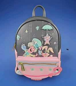 Disney Loungefly Backpack Alice in Wonderland A Very Merry Unbirthday Tea Party - Picture 1 of 9
