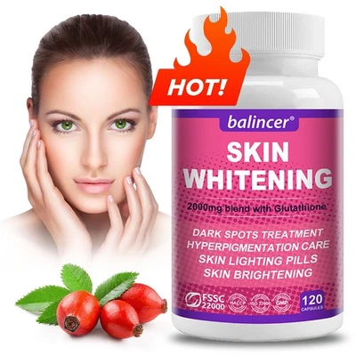 Capsules blanchissantes au glutathion - 2 000 mg-Blanchiment et éclaircissement  - Imagen 1 de 4