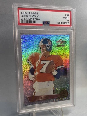 JOHN ELWAY 🏈 1995 Score Summit Edition #16  🏈 Ground Zero 🏈Broncos HOF PSA 9 - Image 1 of 4