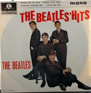 The Beatles Hits Mono EP 45 Extended Play Four Chiffres de La Sixties - Picture 1 of 1