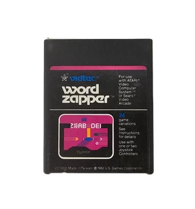 Word Zapper (Atari 2600, 1982) Video Game Cartridge Only - Picture 1 of 1