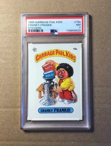 Garbage Pail Kids 1985, Cranky Frankie, #18A, brillante, clasificación PSA 7 casi nuevo - Imagen 1 de 2