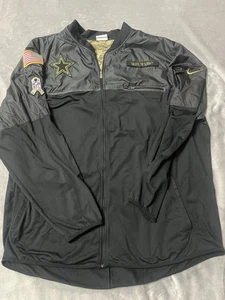 Nike Salut To Service Dallas Cowboys Black And Camo Full Zip Up Jacket Size 3XL - Picture 1 of 7