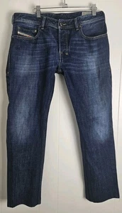 DIESEL Zatiny Stretch 0074W Men's Tapered Bootcut Jeans W33/L28 Note! Hemmed - Picture 1 of 13