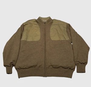 Orvis Wool Bomber Harrington Jacket Mens 2XL Green Lined Full Zip Outdoors - Picture 1 of 12