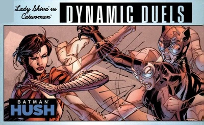 Cryptozoic Batman Hush - Dynamic Duels - Lady Shiva vs Catwoman - DD7 - Image 1 of 2