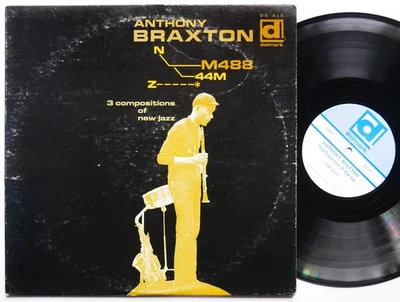 ANTHONY BRAXTON 3 Compositions Of New Jazz LP DELMARK RECORDS DS-415 US 1968 - Image 1 of 4