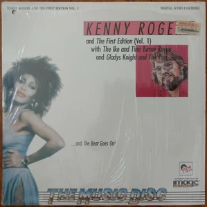 KENNY ROGERS & 1st Edition,TINA TURNER GLADYS KNIGHT & PIPS Laserdisc LD shrink - Picture 1 of 3
