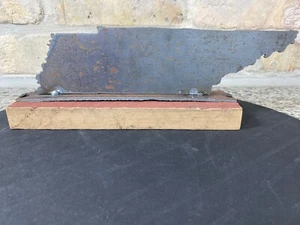 Stahl & Holz rustikal Tennessee State Schild Home Office Schreibtisch Dekor Plakette Volkskunst - Bild 1 von 12