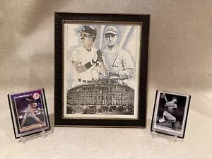 Lou Gehrig Don Mattingly Set: 8x10 Print-Framed, 1989 Donruss #74, 2000 UD #70 - Picture 1 of 7