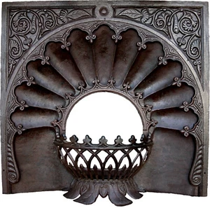 Controcuore in ghisa - Cast iron fireplace insert 1412 - Imagen 1 de 1